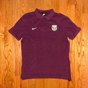 FC Barcelona Nike Polo Shirt Size Medium